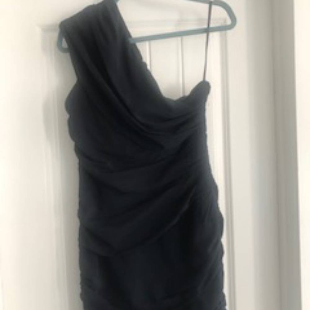 Fitted One Shoulder Dress